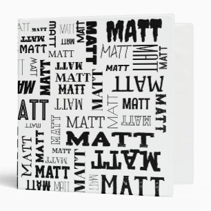 Your (Short) Name is All Over This Binder