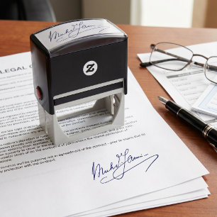 Your Signature Upload your Handwritten Name Self Self-inking Stamp