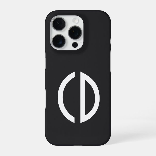 ! Your Simply Monogram Ideas 1 iPhone Case (Back)