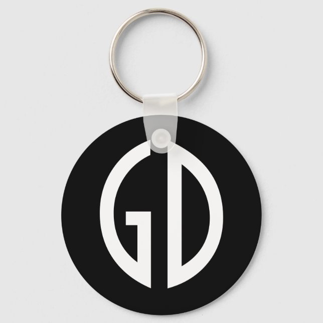 Your Simply Monogram Ideas 1 Keychain (Front)