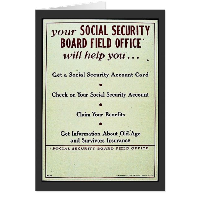 Your Social Security Board Field Office (Front)