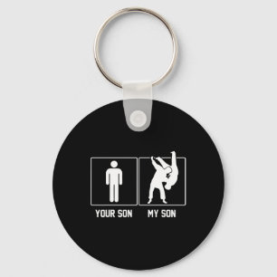 Your Son My Son Judo Karate Proud Keychain