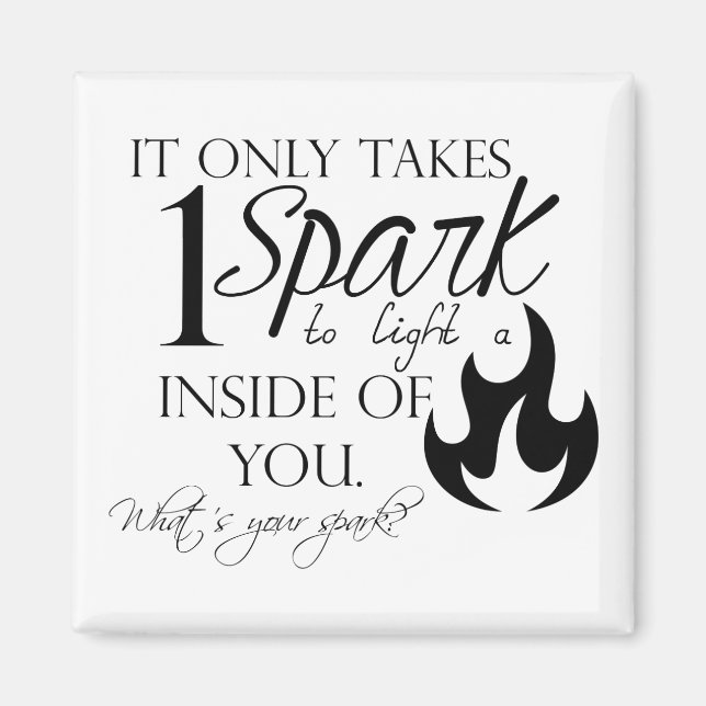 Your Spark Quote Magnet (Front)
