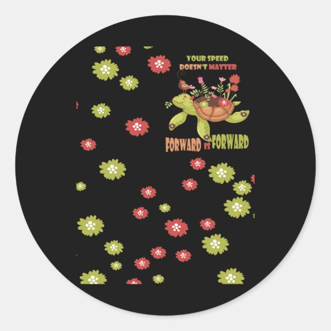 Your Speed Doesn't Forward Is Forward Sticker  (Front)