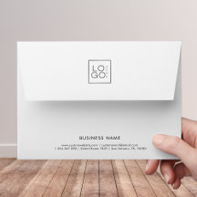 Your Square Logo Custom Business Name & Address