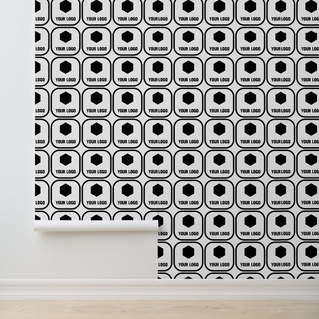 Your Square Logo Promotional Business Pattern Wallpaper (Application)