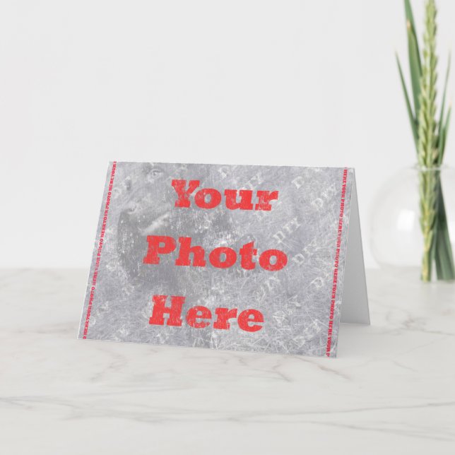 Your Square Photo Do It Yourself Card (Front)