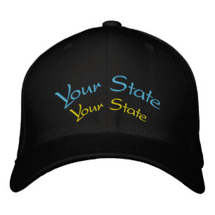 Your State Customizable Embroidered Cap