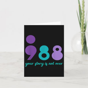 Your Story Is Not Over Stay Mental Health Suicide  Card