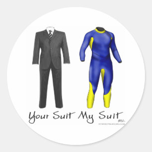 Your Suit My Suit Sticker