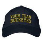 Your Team Name Buckeyes Embroidered Ball Cap