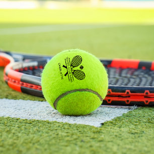 Your Tennis Club Name Team Coach Personalized Tennis Balls