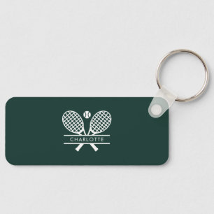 Your Tennis Club Name Team Swag Custom Keychain