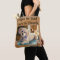 Your Text and Dog Photo Tote Bags