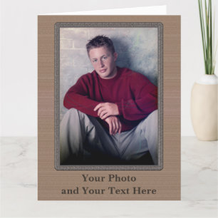 Your Text and Photo Personalized Greeting Cards