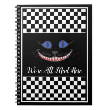 Your Text/Color We're All Mad Here Cheshire Cat