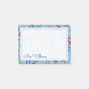 Your Text   Colourful Math Post-it Notes