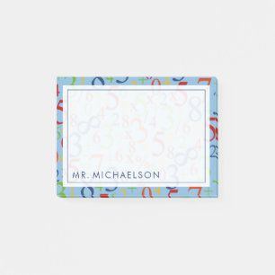 Your Text   Colourful Math Post-it Notes