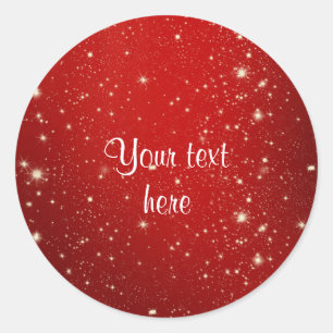 Your Text Customized Classic Round Sticker