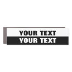 Your Text "Folio Extra Bold" Black and White