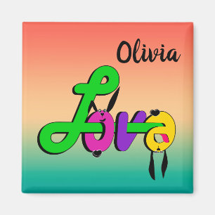 Your text, gift tags, wedding, holidays magnet