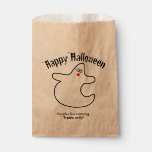 Your Text Happy Halloween Diva Ghost Favour Bag