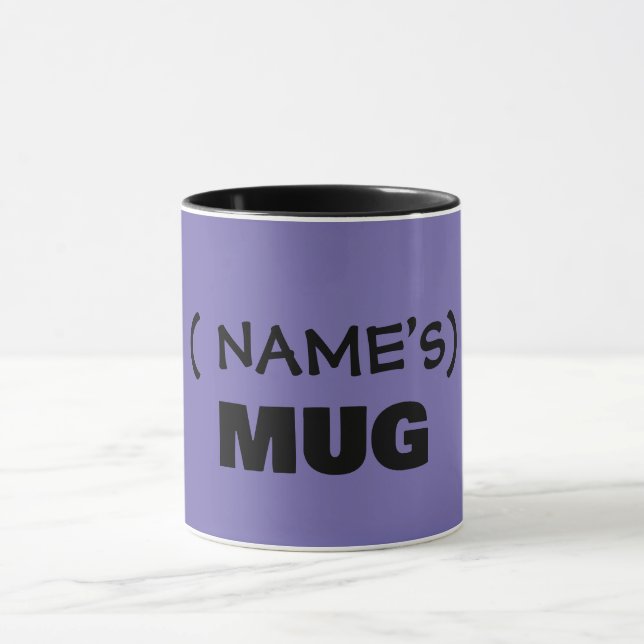 Your text here, customizable  mug (Center)