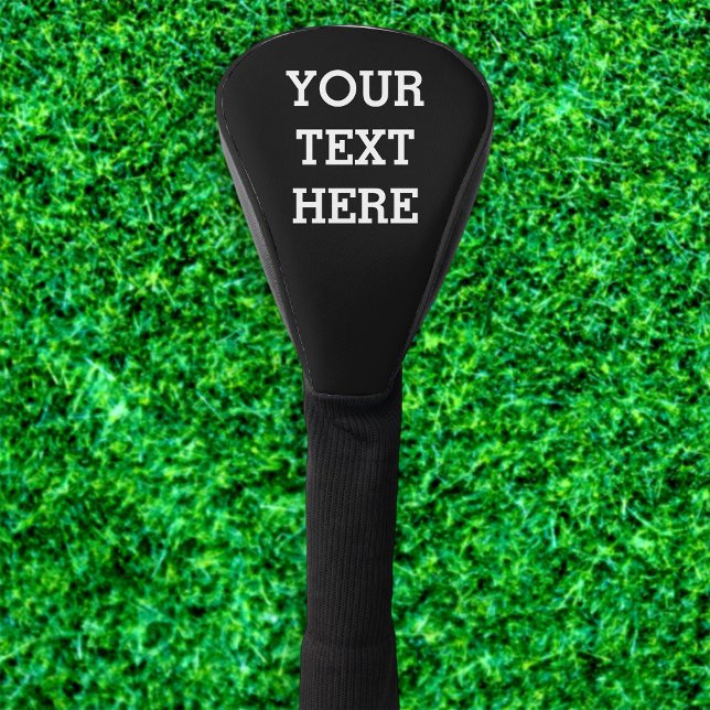 Your Text Here Golf Head Cover (Creator Uploaded)