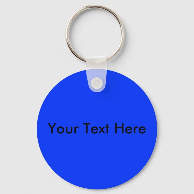 Your Text Here Keychain (Front)