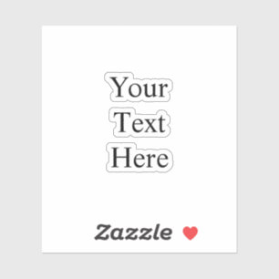 Your text here stickers 