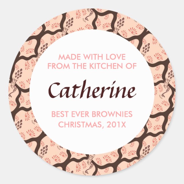 Your Text Jam, Baking, Sauce, Product Stickers (Front)