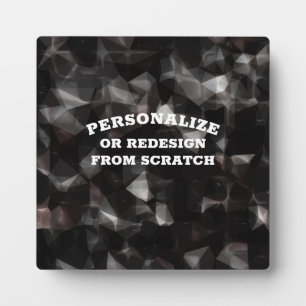 Your Text or Design Here - Create a Custom Plaque