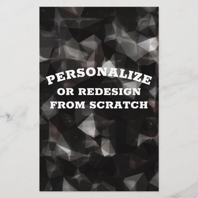 Your Text or Design Here - Create a Custom Stationery (Front)