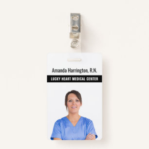 YOUR TEXT & PHOTO badges