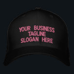 Your Text Promotional Embroidered Baseball Cap<br><div class="desc">Simple Personalized Promotional Cap - Add Your Text - Name - Company / Number / Letter / Slogan - Tagline / or Website , Phone , E-mail , Social Media Handle , Address , Logo - Photo / more - Choose Your Colour / Size / Font - Make your unique...</div>