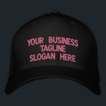 Your Text Promotional Embroidered Baseball Cap<br><div class="desc">Simple Personalized Promotional Cap - Add Your Text - Name - Company / Number / Letter / Slogan - Tagline / or Website , Phone , E-mail , Social Media Handle , Address , Logo - Photo / more - Choose Your Colour / Size / Font - Make your unique...</div>