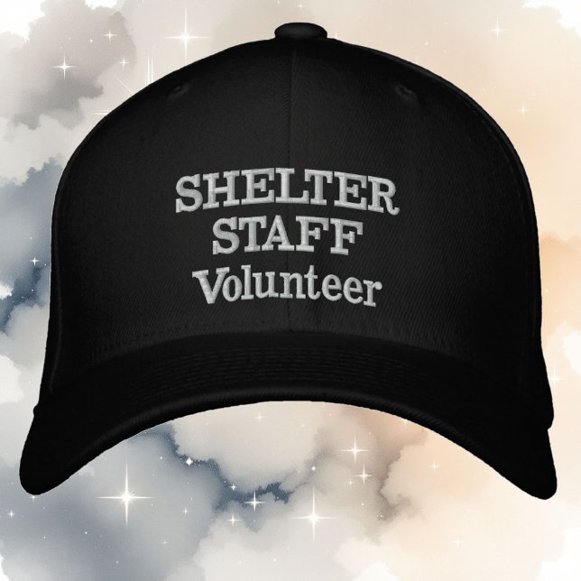 Your Text Shelter Staff Any Colour Thread Embroidered Hat (Creator Uploaded)