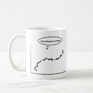 Your theory is wrong science statistics humour fun coffee mug