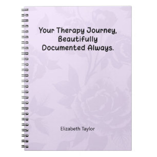 Your Therapy Journey, Beautifully Documented Notebook