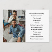 Your Top 12 Hashtags Photo Postponed Wedding
