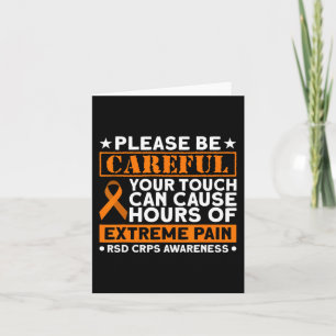Your Touch Can Cause Extreme Pain RSD CRPS Awarene Card