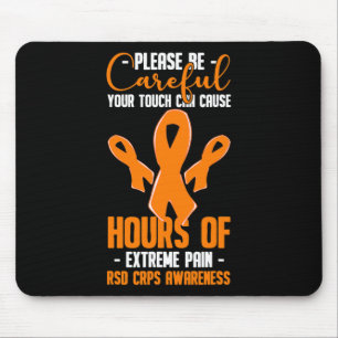 Your Touch Can Cause Extreme Pain Support Crps Awa Mouse Pad