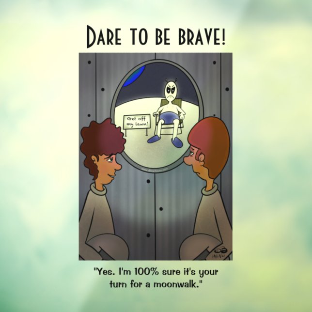 Your Turn For A Moonwalk Window Cling (Sheet 3)