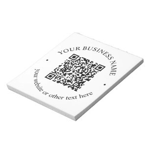 Your Uploaded QR code Plus Editable Circular Text Notepad