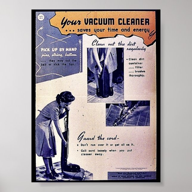 Your Vacuum Cleaner Poster (Front)