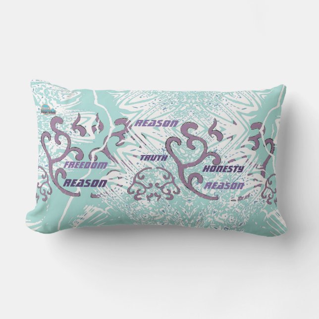 Your Values Elegant & Modern Lumbar Pillow (Front)