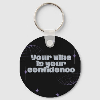Your Vibe Is Your Confidence keychain