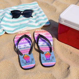 Your Vibe Is Your Tribe - Dusk Dancer Flip Flops