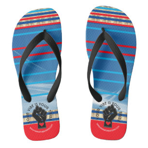 Your Vibe Is Your Tribe - Wave Rider Youngblood Flip Flops