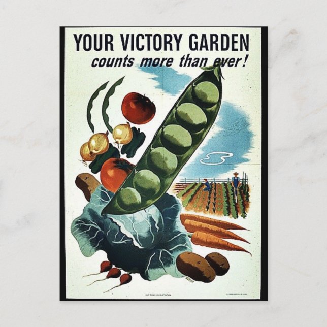 Your Victory Garden Postcard (Front)